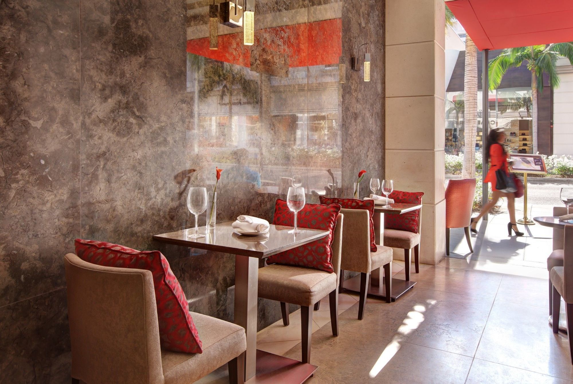 Luxe Rodeo Drive Hotel Beverly Hills Restaurang bild